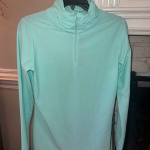 NWT Jude Connally Ashley Top quarter zip Pullover Seamist Mint Green M Medium